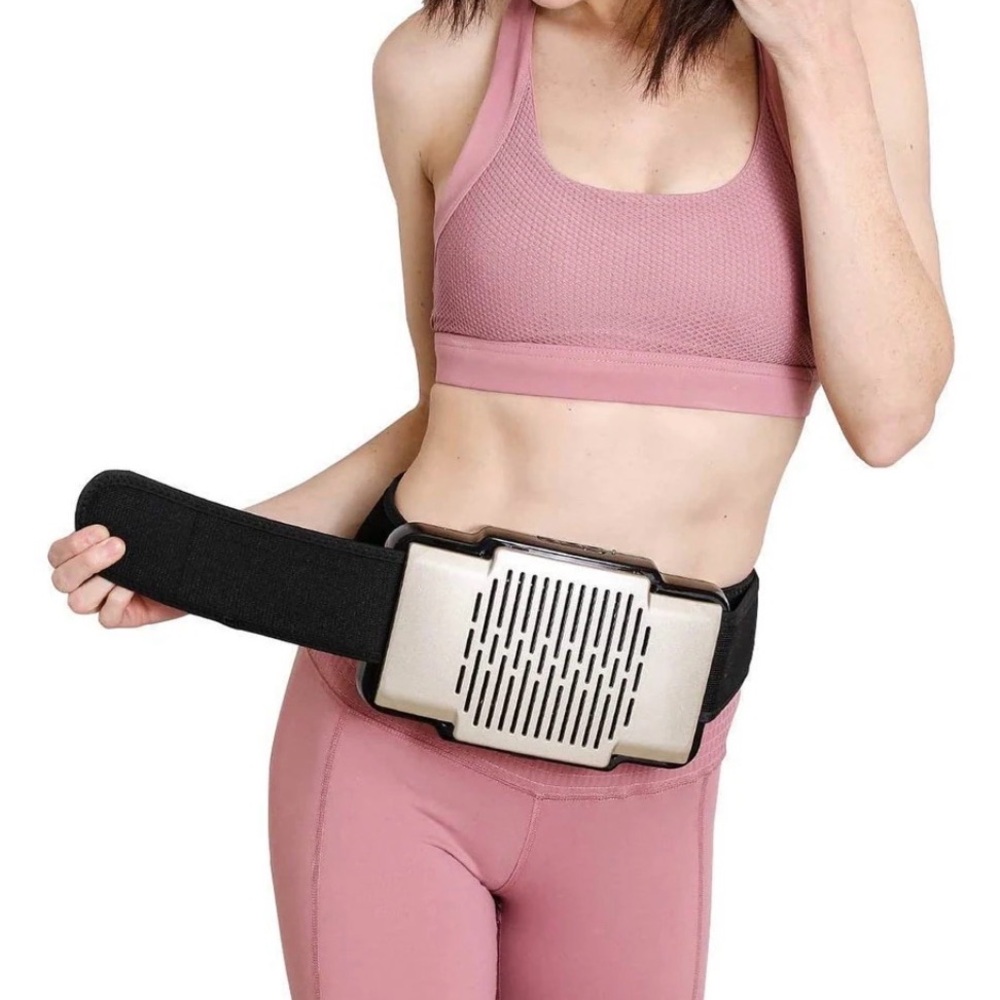 Black and Silver Electronic Waist Trainer